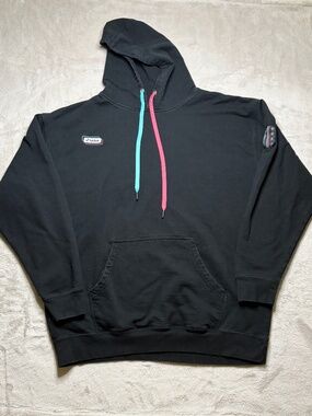 TikTok Official For You Page Hoodie Mens 2XL Black Logo Pullover Sweatshirt‎